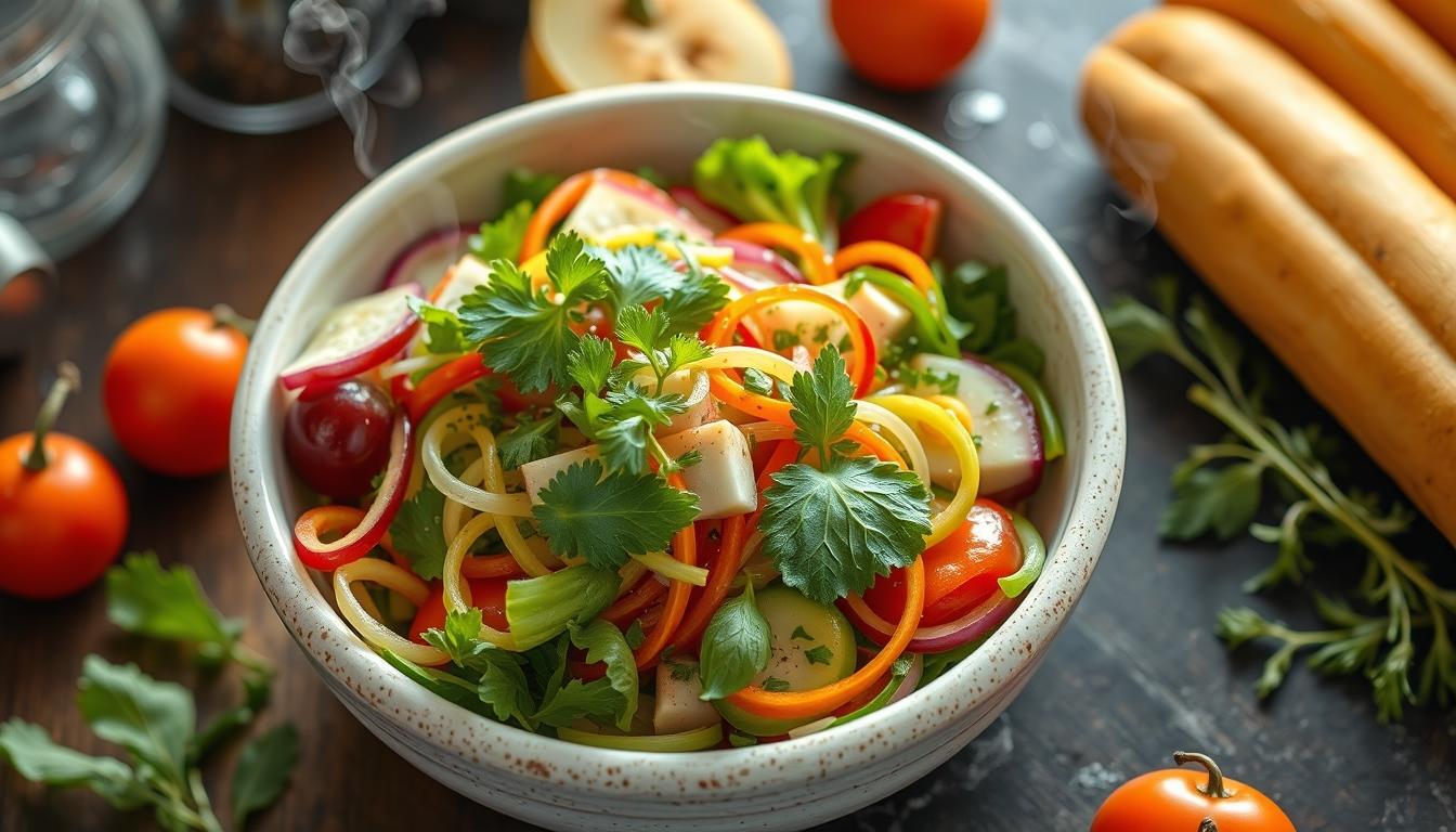 Comforting family dinner served at home