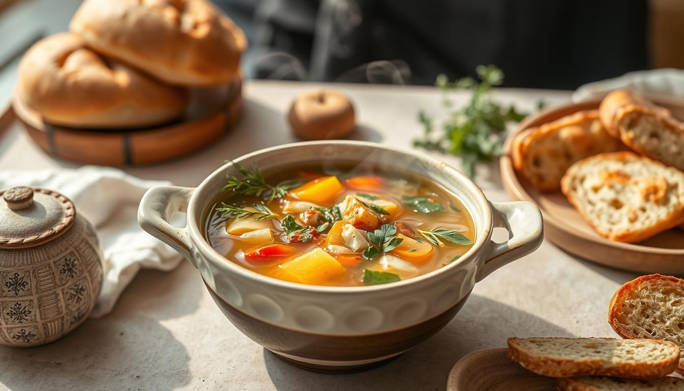 Ingredients prepared for a simple home dinner